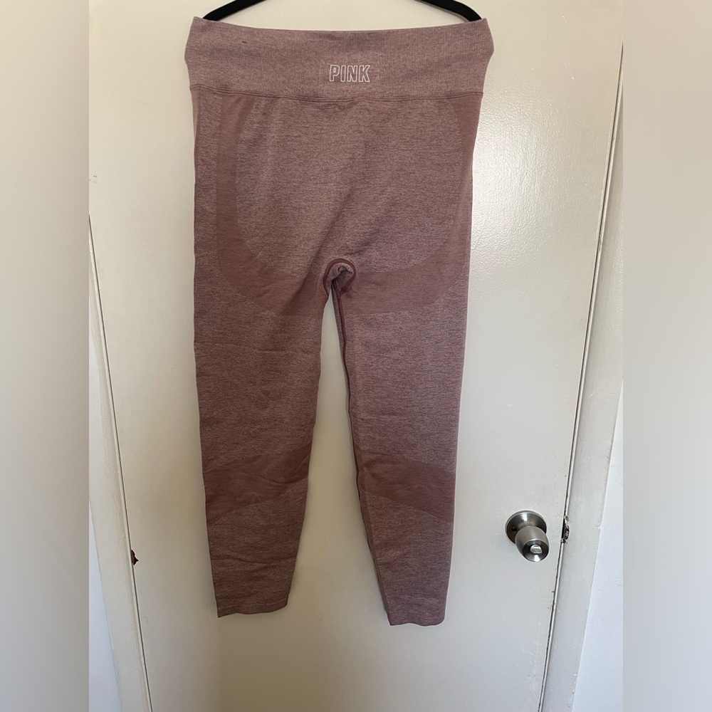 VS PINK Heather Seamless Regular Leggings XL - Picture 4 of 5